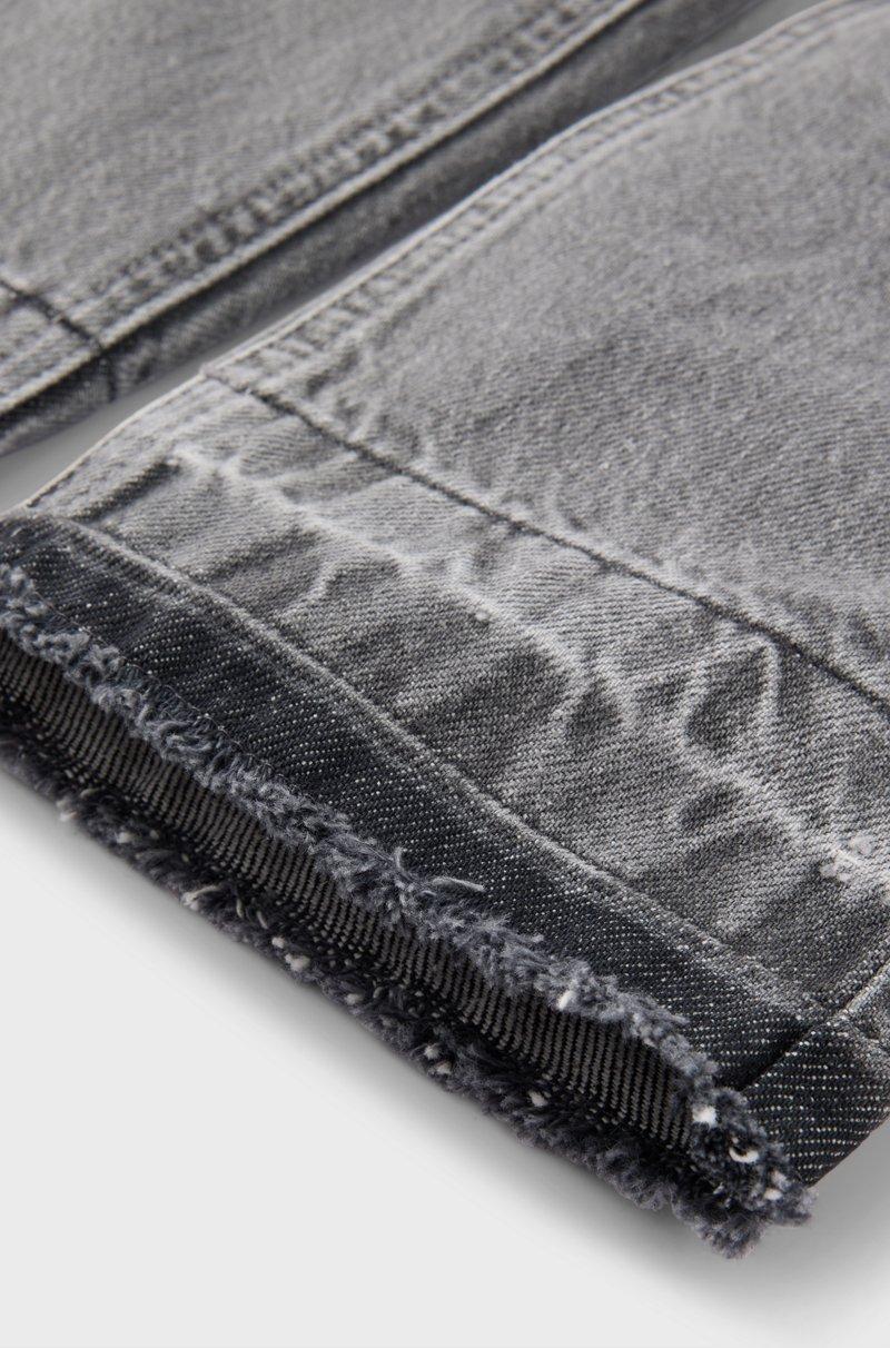 Hugo Boss Vaqueros relaxed fit para niños en denim gris de algodón Envío gratis