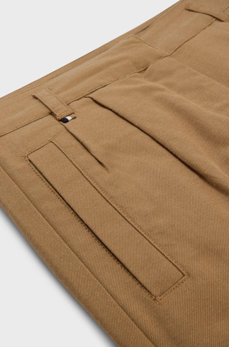 Hugo Boss Pantalones de fit holgado en sarga suave para niños Últimos 3 días