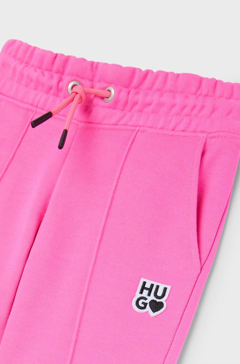 Hugo Boss Pantalones de chándal de forro polar para niños con detalles de logo Promoción por tiempo limitado