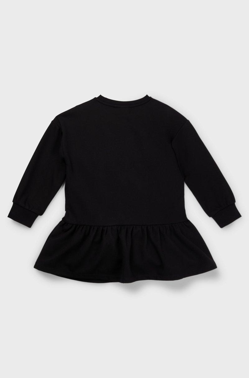 Hugo Boss Vestido de manga larga para niñas con logo de diseño Solo queda un día