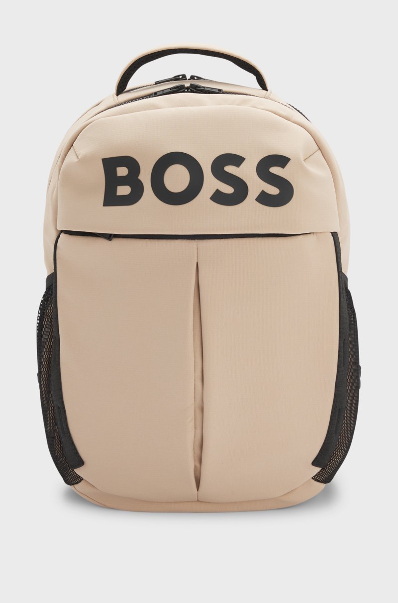 Hugo Boss Mochila para niños en tejido antidesgarros con logo de silicona Ahorra y exporta