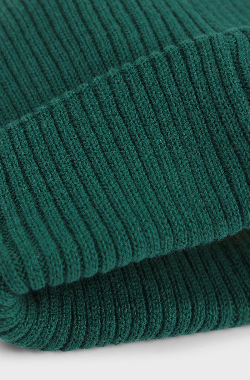 Hugo Boss Gorro de punto para niños con etiqueta de logo rojo Precios de Black Friday