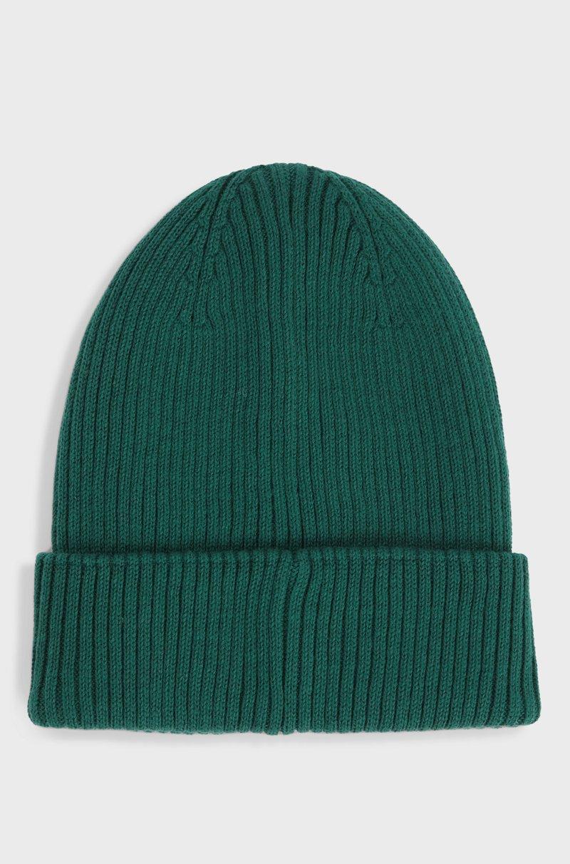 Hugo Boss Gorro de punto para niños con etiqueta de logo rojo Precios de Black Friday