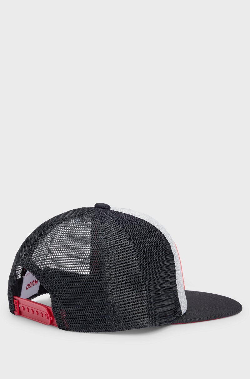 Hugo Boss Gorra para niños en punto elástico y malla con logo Outlet online
