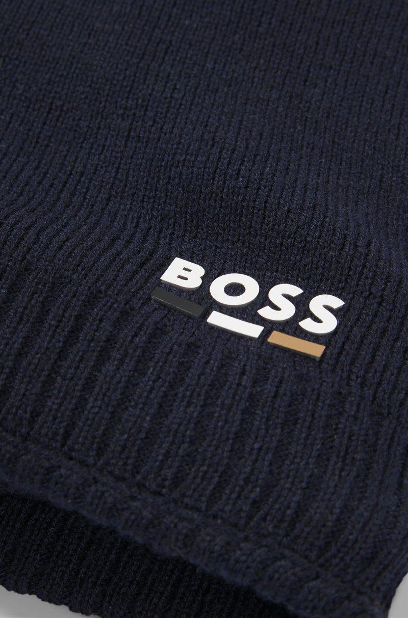 Hugo Boss Braga de cuello para niños con detalle de la marca de efecto goma Venta caliente