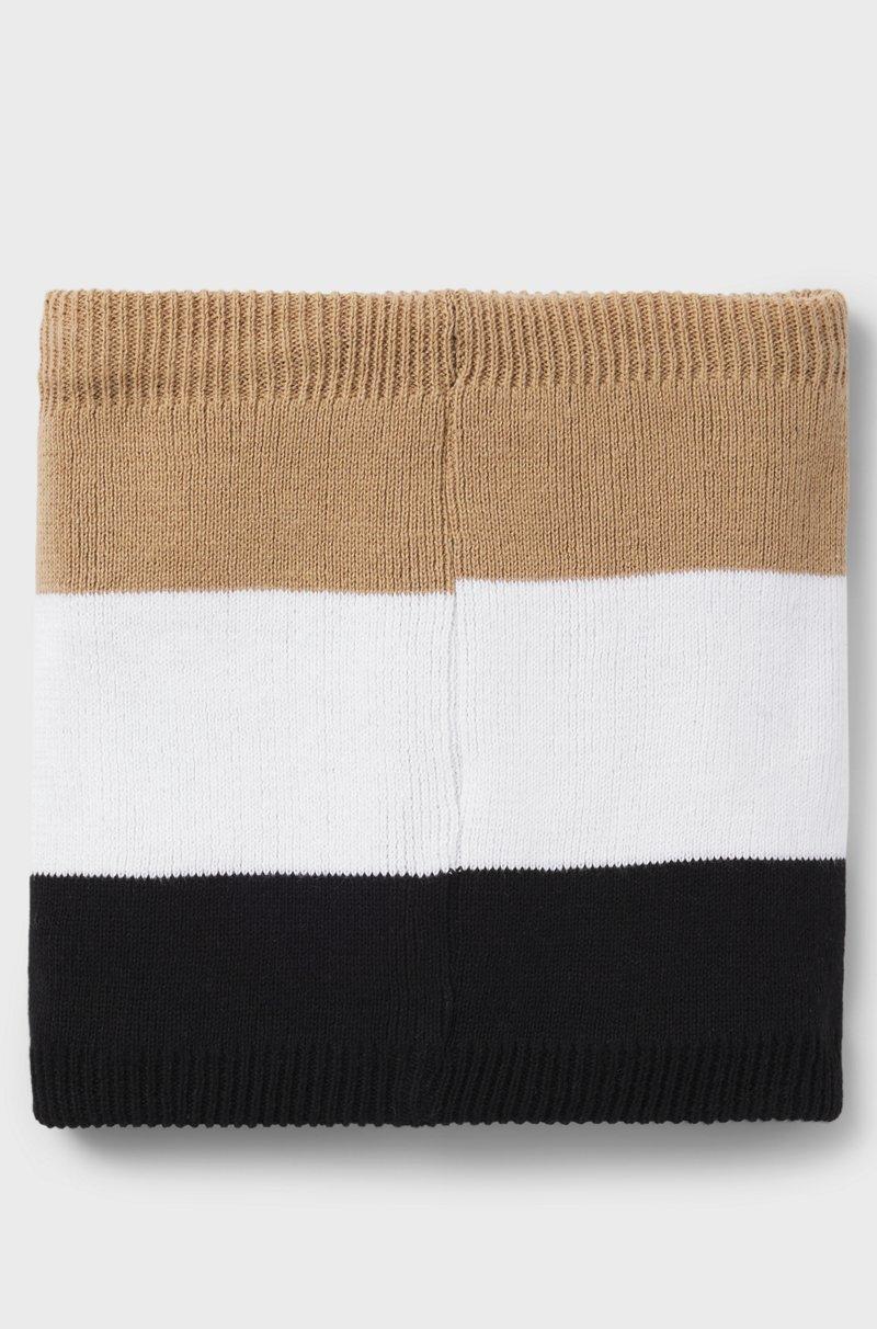 Hugo Boss Braga de cuello para niños con rayas de la marca y logo bordado Gran oferta