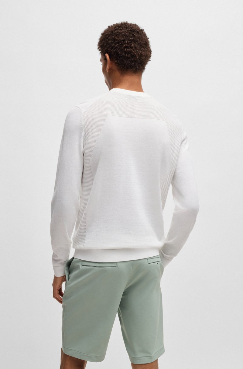 Hugo Boss Jersey regular fit de algodón con detalle de logo estampado Rebajas online