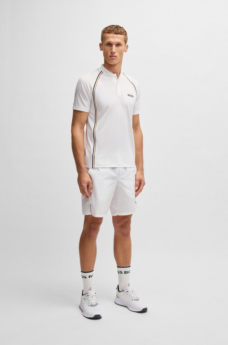 Hugo Boss Polo slim fit deportivo de malla superelástica Rebajas top