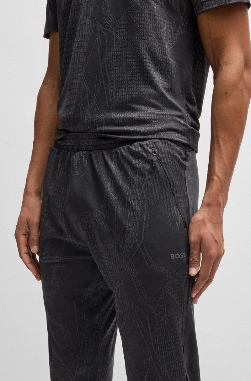 Hugo Boss Pantalones de chándal con estampado activo en tejido multielástico COMPRAR AHORA