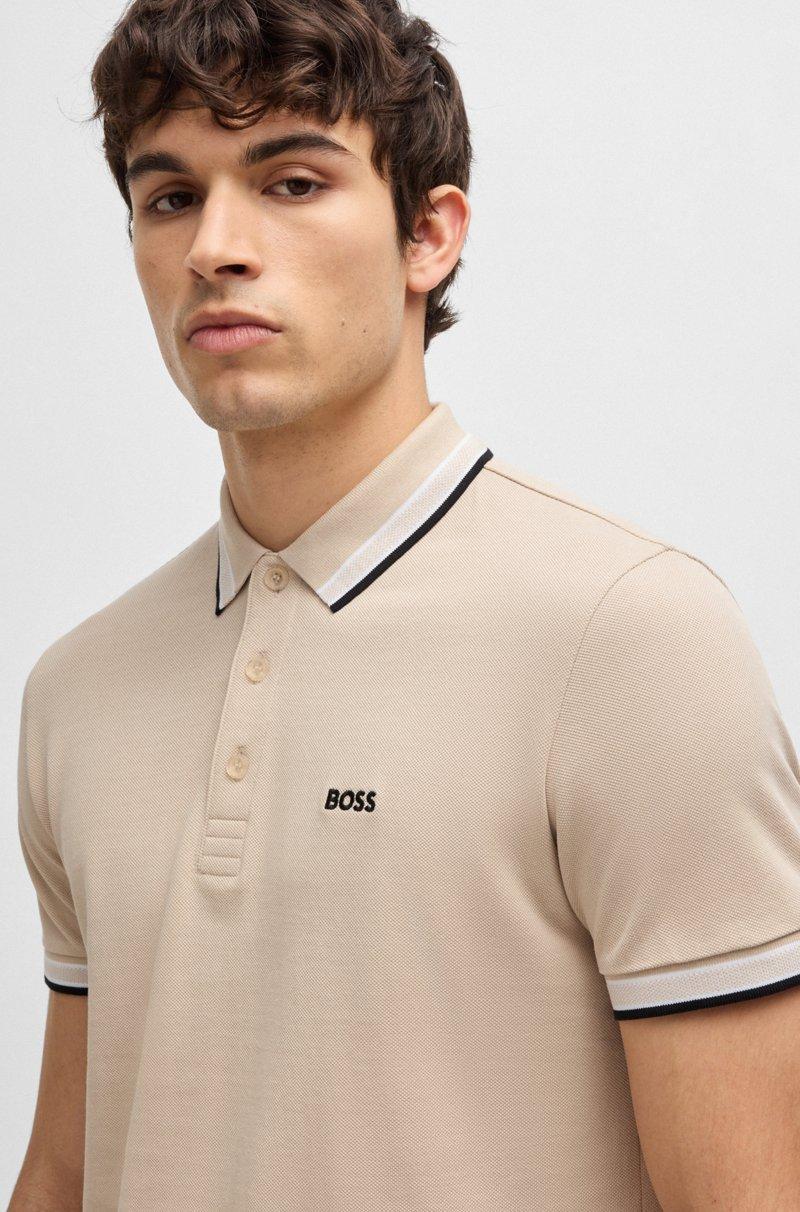 Hugo Boss Polo Paddy de piqué de algodón con logo en el reverso del cuello Promoción trimestral