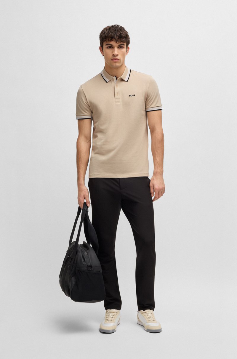 Hugo Boss Polo Paddy de piqué de algodón con logo en el reverso del cuello Promoción trimestral