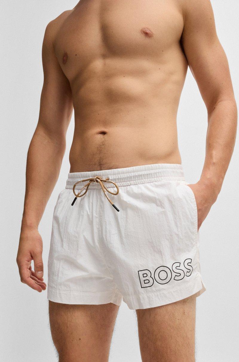 Hugo Boss Bañador tipo shorts en tejido de secado rápido con logo en contorno Envío internacional gratuito