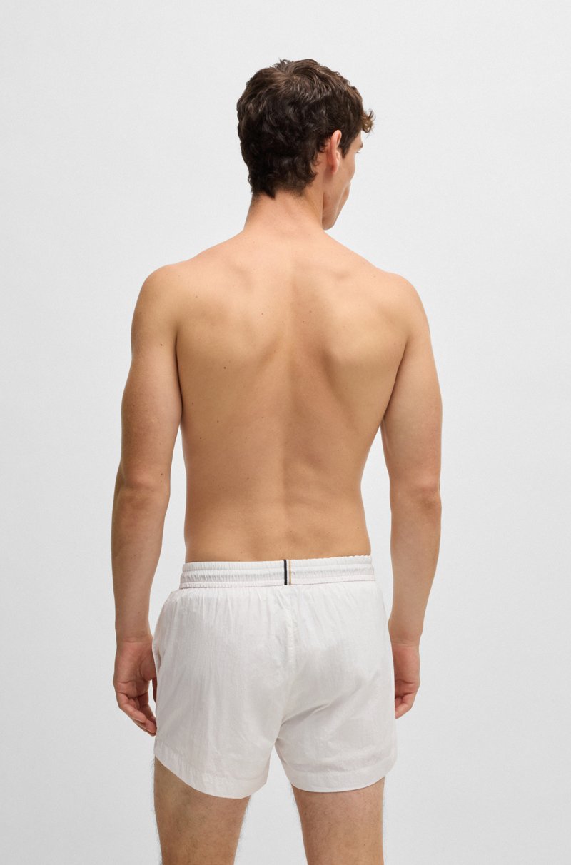 Hugo Boss Bañador tipo shorts en tejido de secado rápido con logo en contorno Envío internacional gratuito