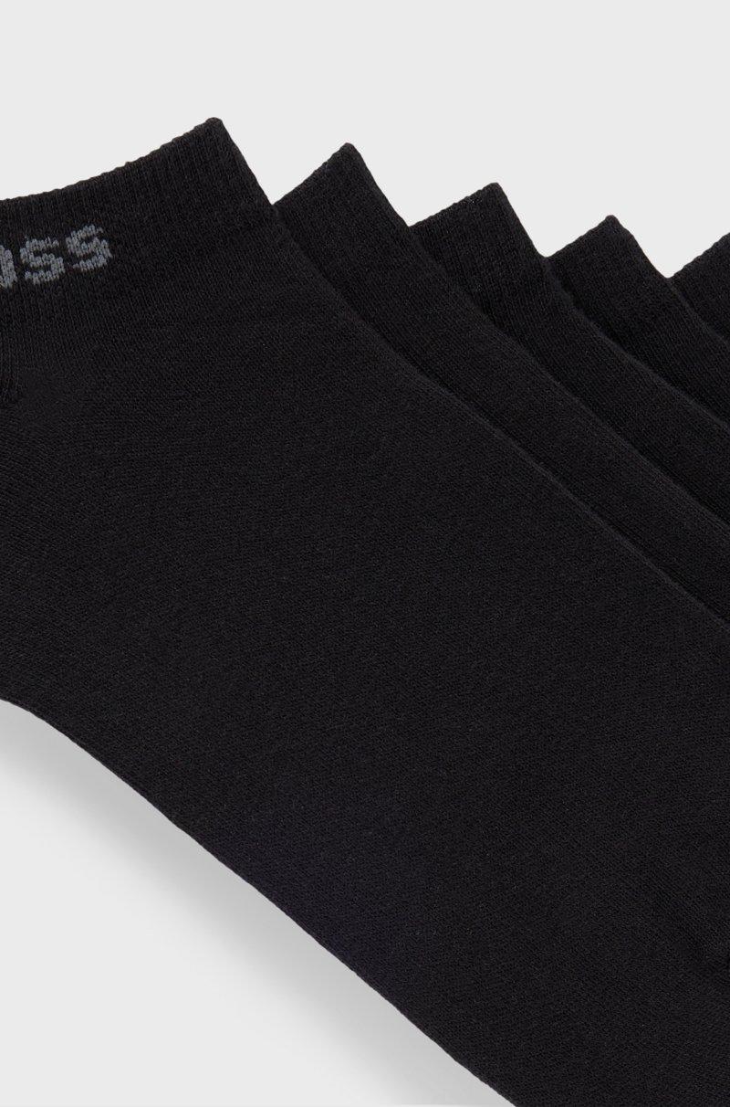 Hugo Boss Paquete de cinco pares de calcetines a la altura del tobillo con detalles de logo Libre de impuestos
