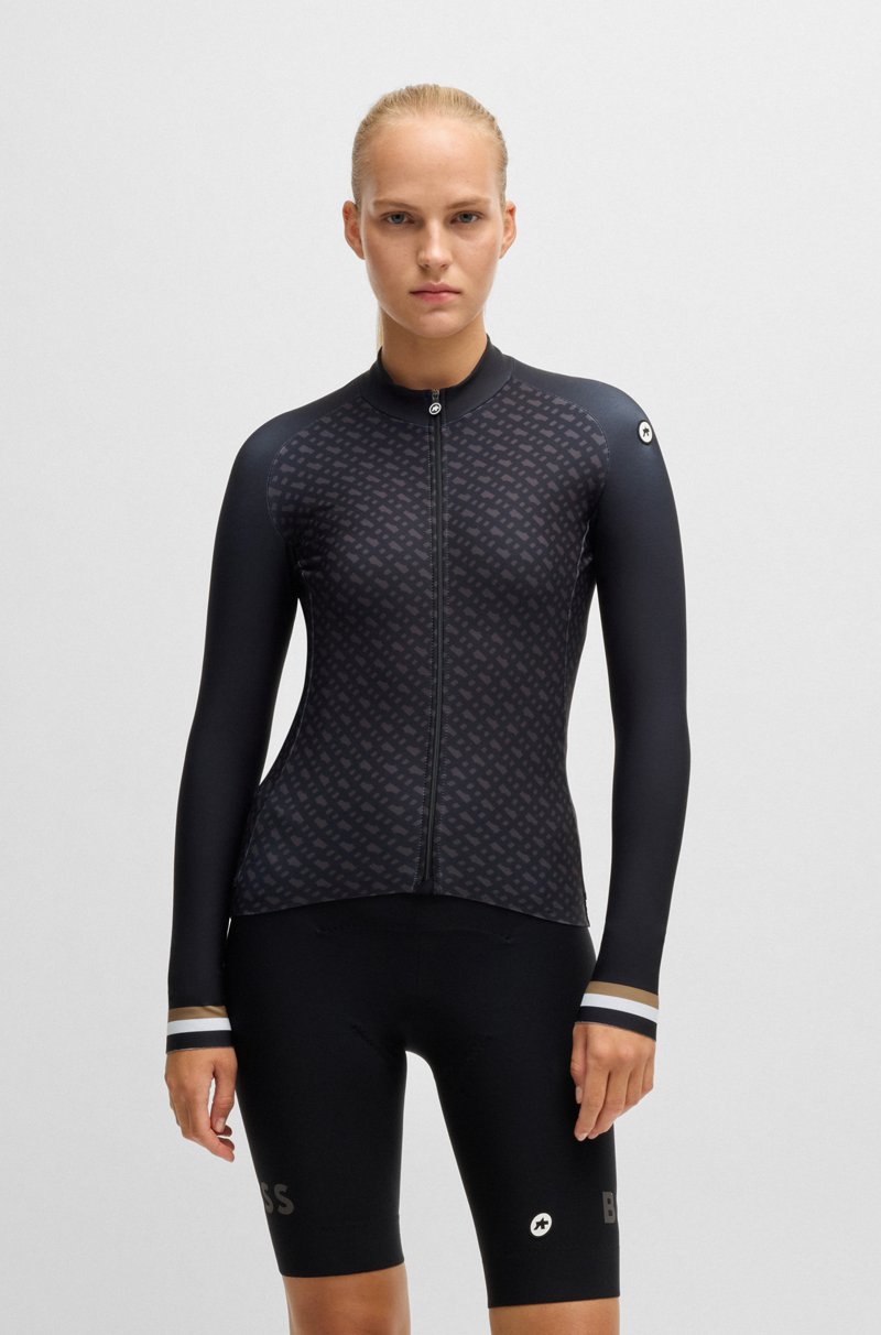 Hugo Boss Maillot de entrenamiento BOSS x ASSOS negro con tres bolsillos traseros Oferta exclusiva