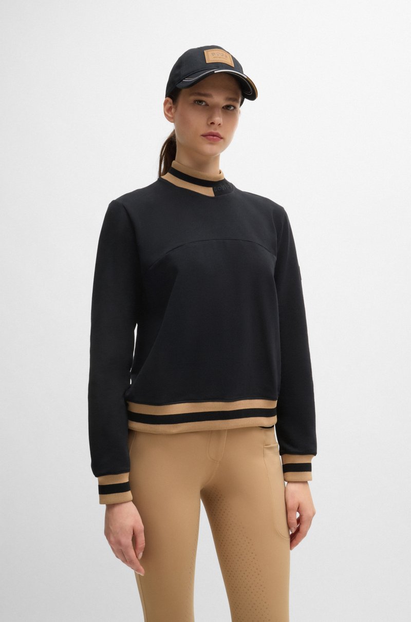 Hugo Boss Jersey de equitación de algodón elástico italiano Rebajas de fin de temporada