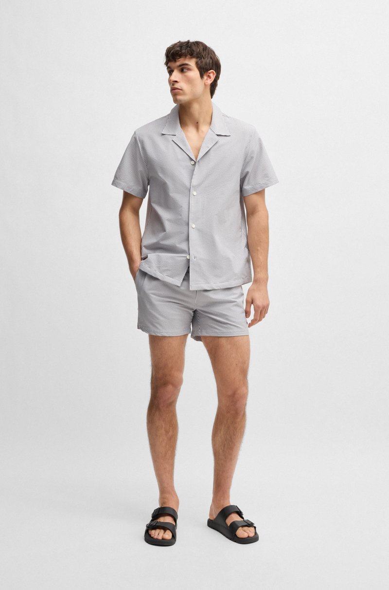 Hugo Boss Sandalias de dos tiras y empeines con estructura para todos los géneros Outlet