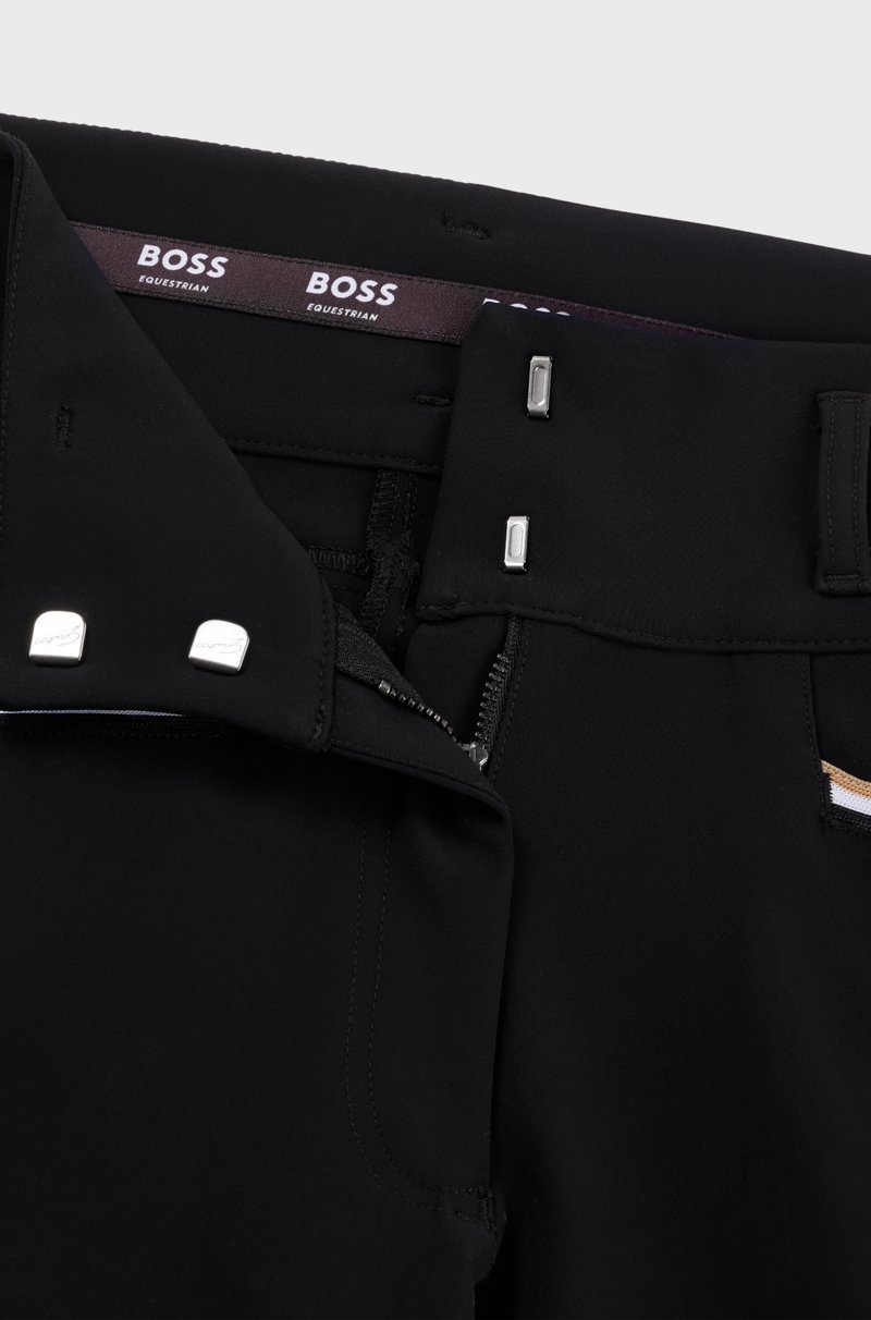 Hugo Boss Pantalones de equitación de material superelástico con agarre integral Ofertas