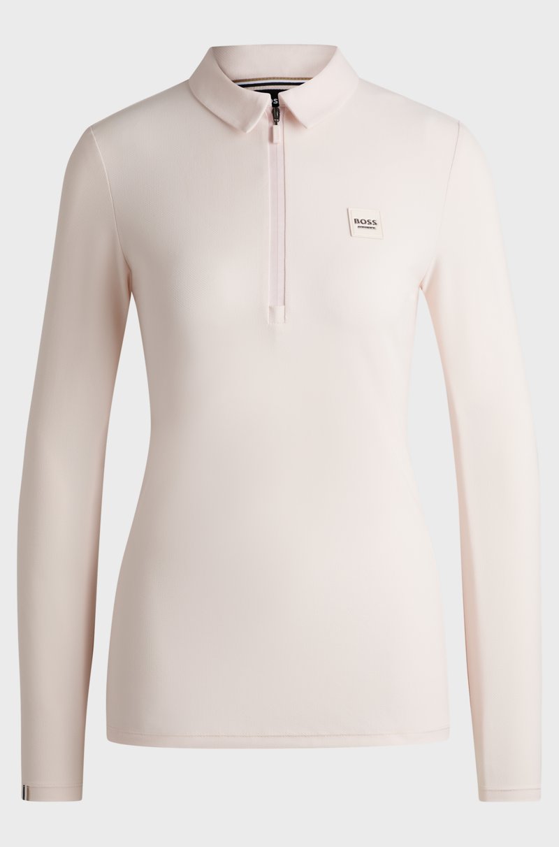 Hugo Boss Camisa de entrenamiento para equitación en piqué elástico Gran oferta