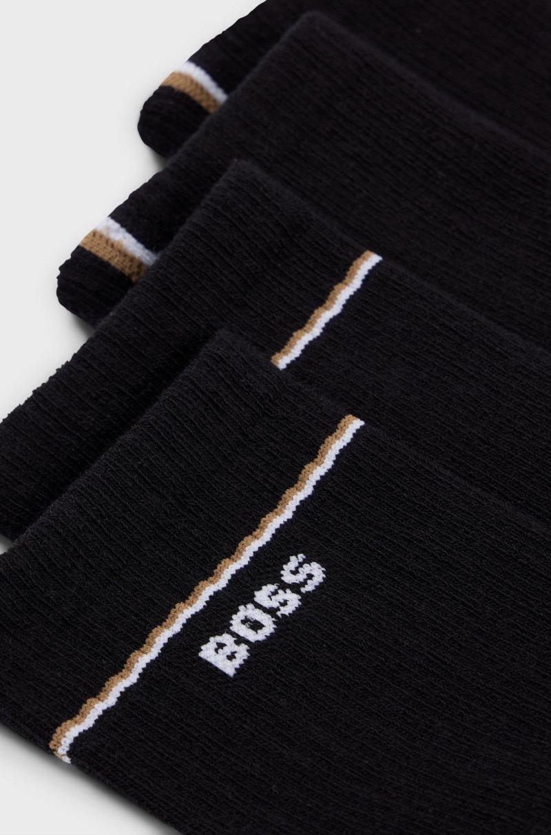 Hugo Boss Paquete de 2 pares de calcetines cortos con detalles de logos Descuento