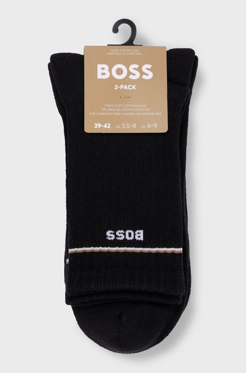 Hugo Boss Paquete de 2 pares de calcetines cortos con detalles de logos Descuento