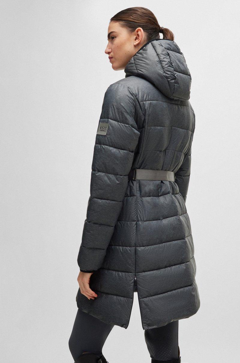 Hugo Boss Chaqueta acolchada de equitación impermeable con capucha y cremalleras ajustables Tienda