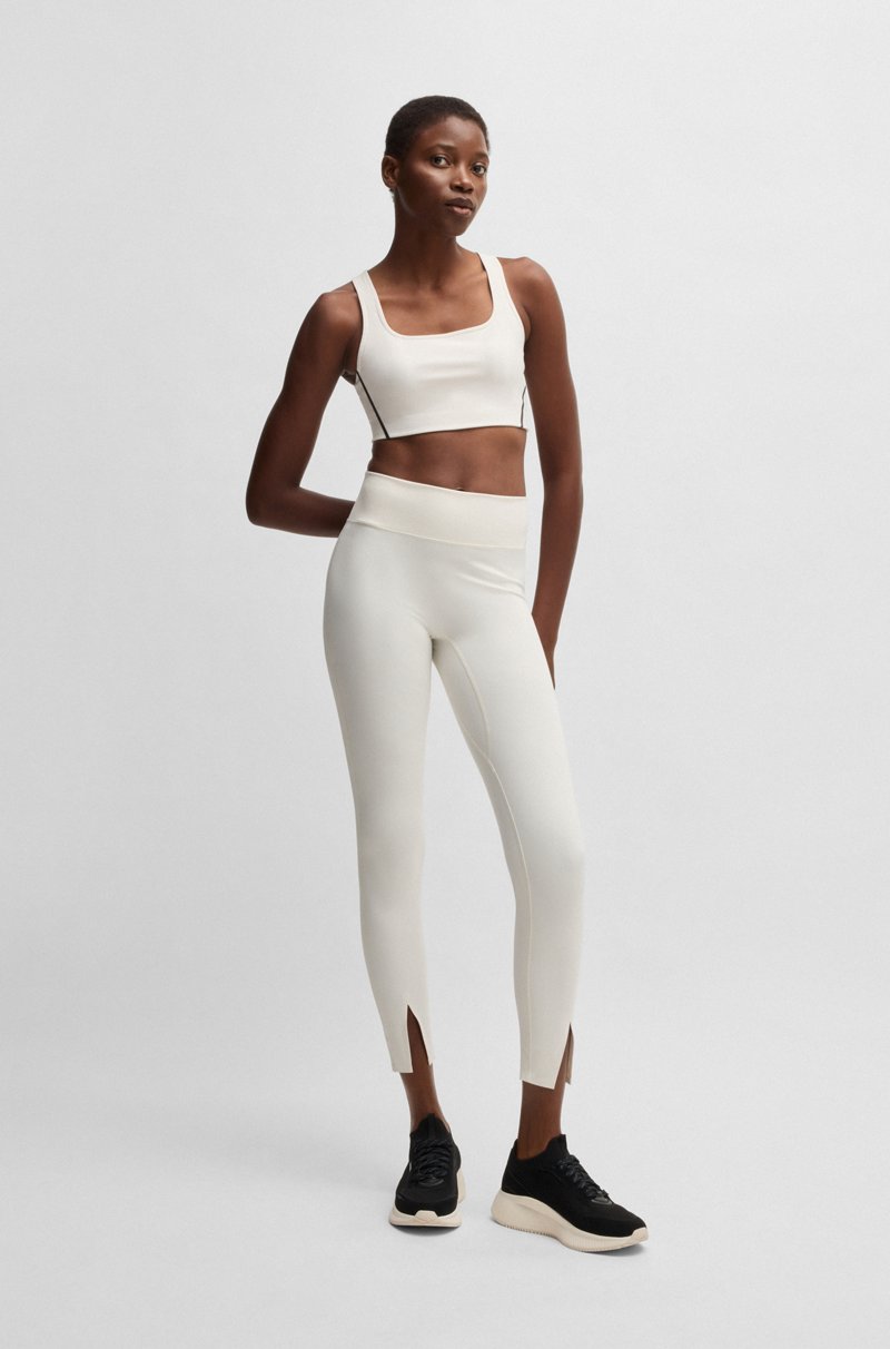Hugo Boss Leggings activos en tejido interlock elástico con aberturas en los bajos Liquidación