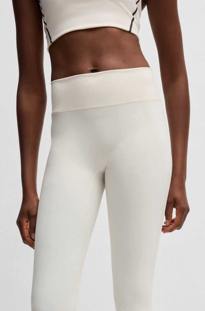 Hugo Boss Leggings activos en tejido interlock elástico con aberturas en los bajos Liquidación