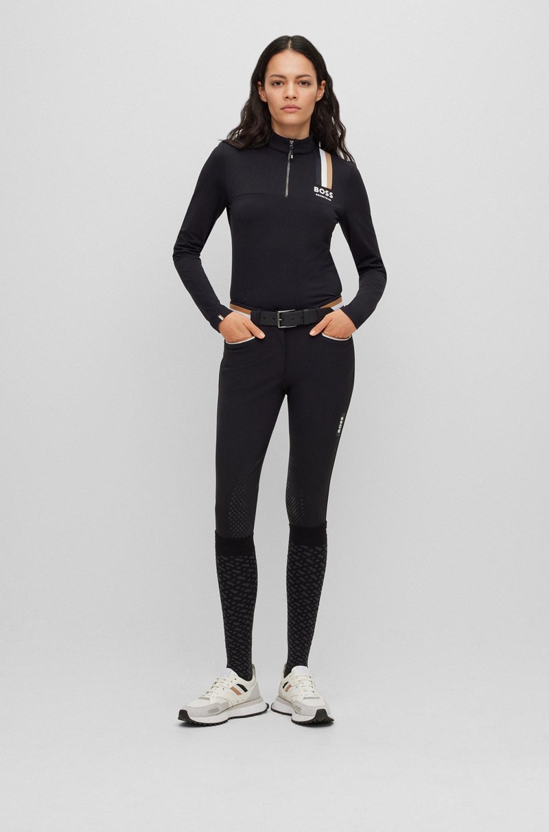 Hugo Boss Pantalones de equitación de material superelástico con agarre especial en las rodillas Rebajas online