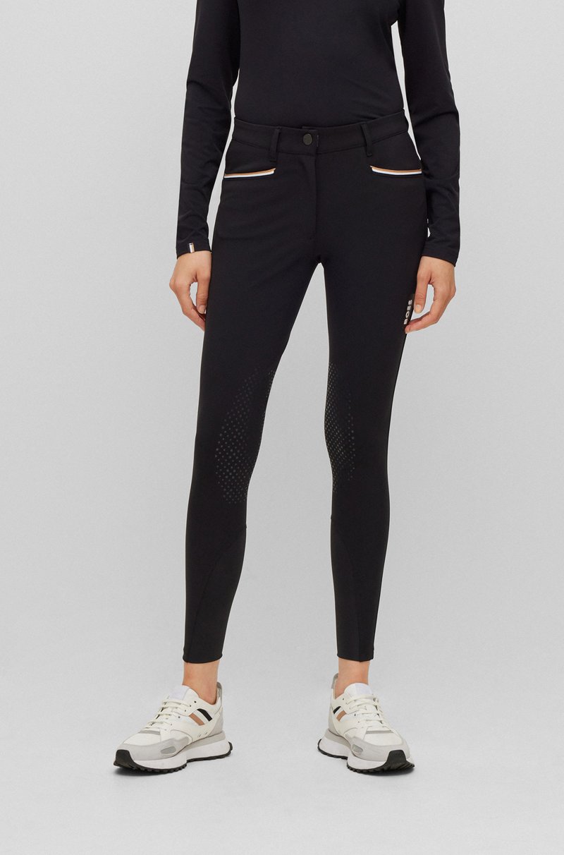 Hugo Boss Pantalones de equitación de material superelástico con agarre especial en las rodillas Rebajas online