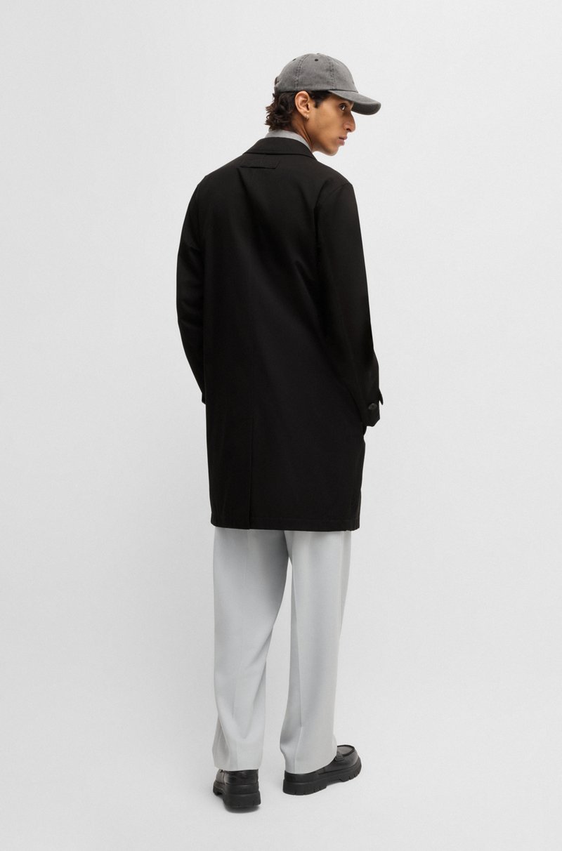 Hugo Boss Abrigo regular fit en tejido de gabardina repelente al agua Oferta especial