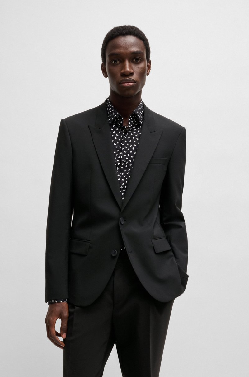 Hugo Boss Traje slim fit en tejido elástico técnico Envío gratis