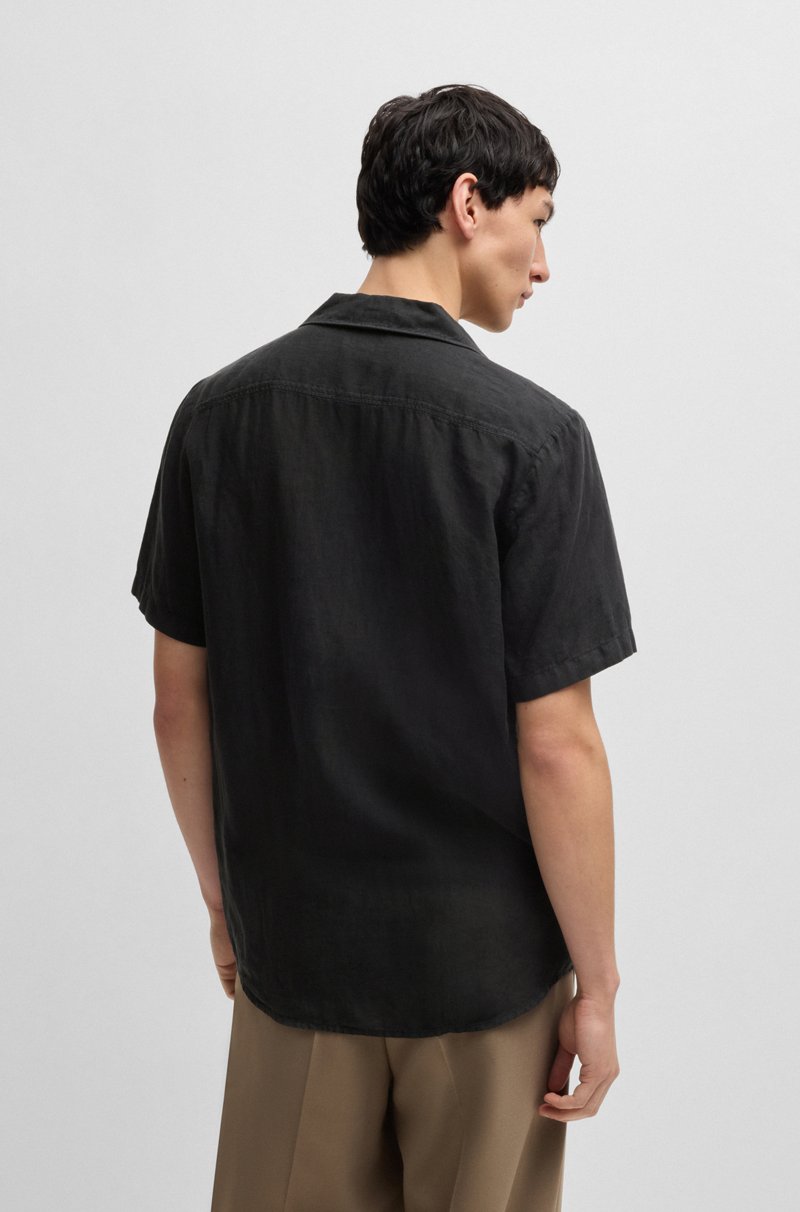 Hugo Boss Camisa relaxed fit de lino para diferentes ocasiones COMPRAR AHORA