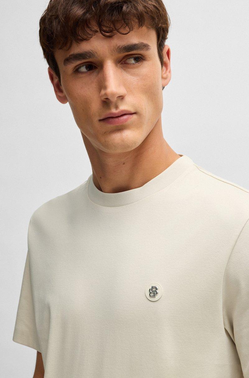 Hugo Boss Camiseta regular fit de algodón con monograma Double B Precio de fábrica