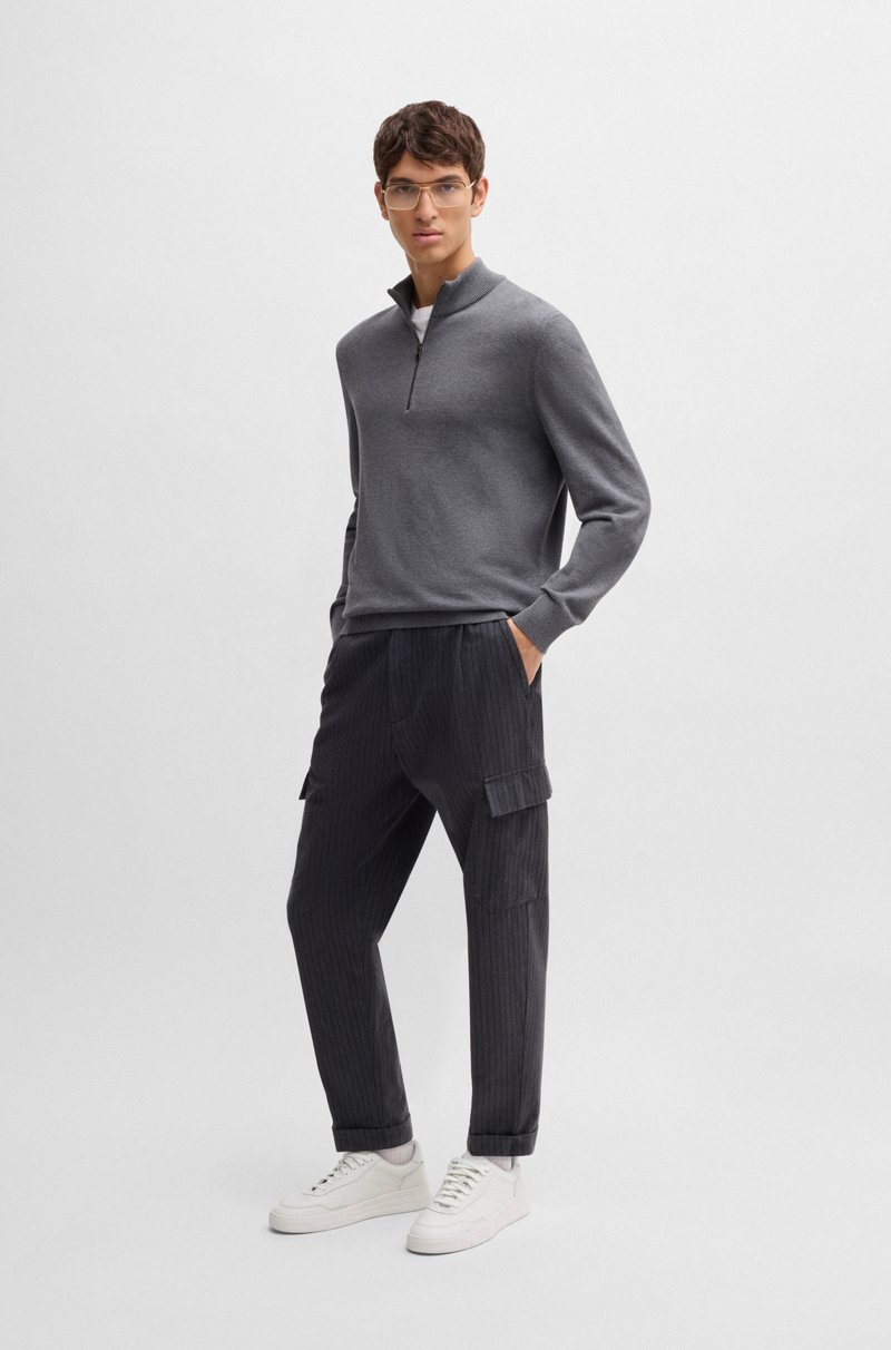 Hugo Boss Deportivas de piel con suela de goma Superdescuento