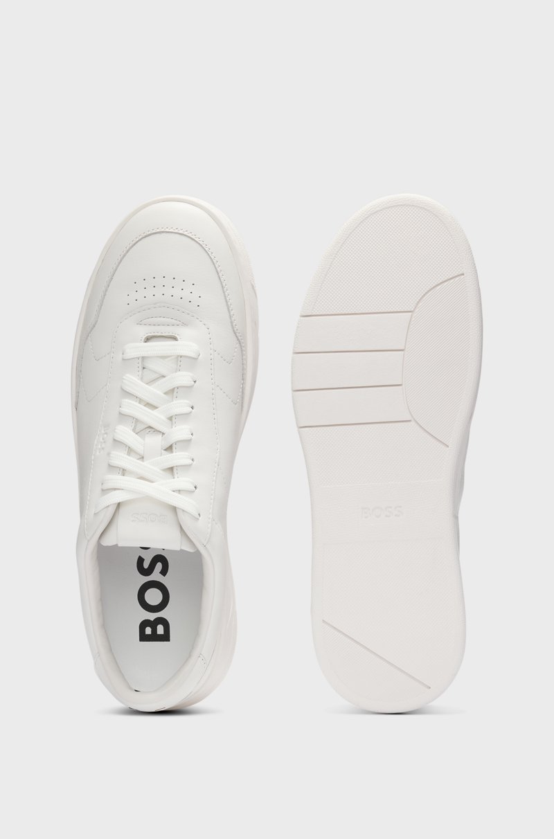 Hugo Boss Deportivas de piel con suela de goma Superdescuento