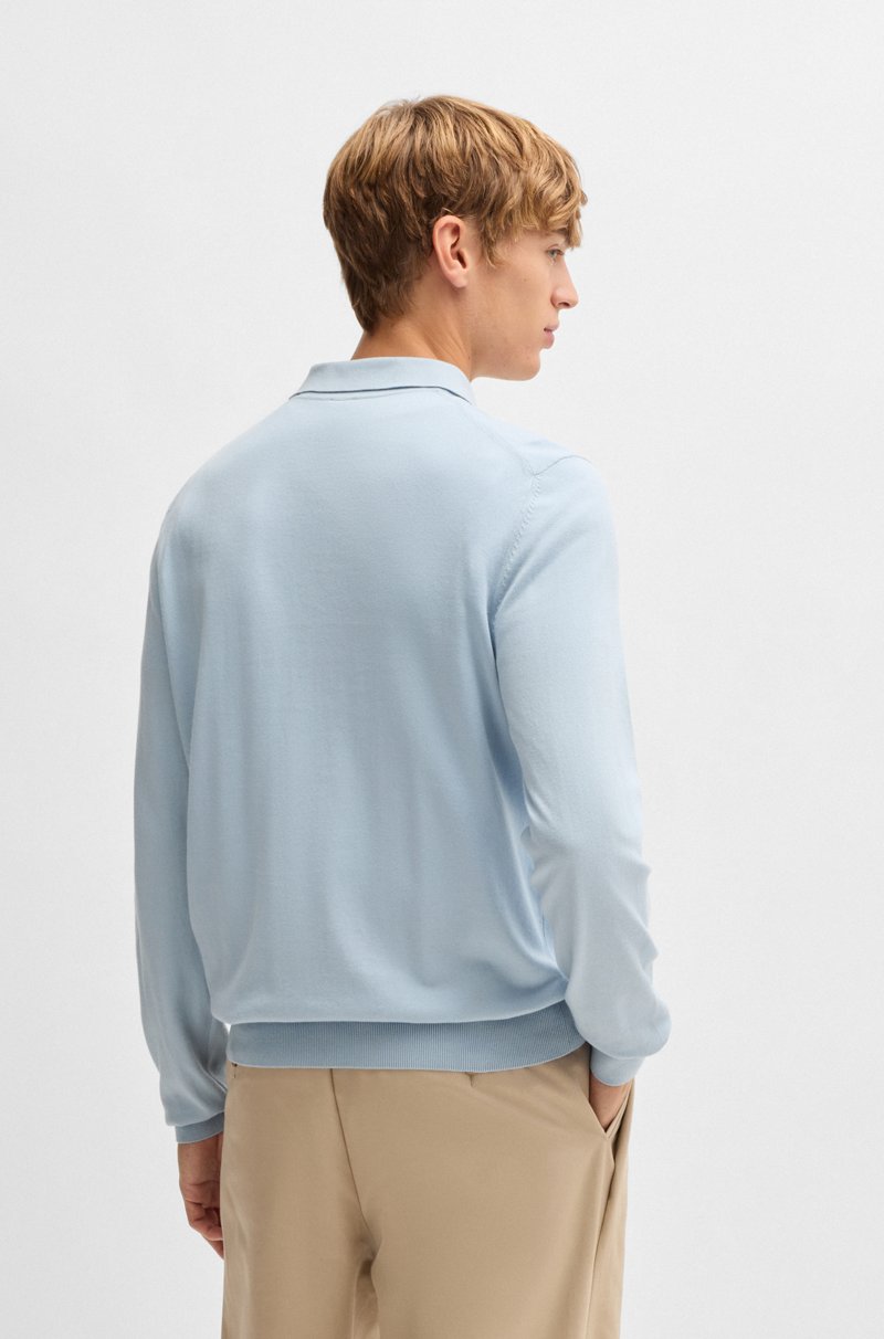 Hugo Boss Jersey estilo polo regular fit en punto de algodón Grandes descuentos