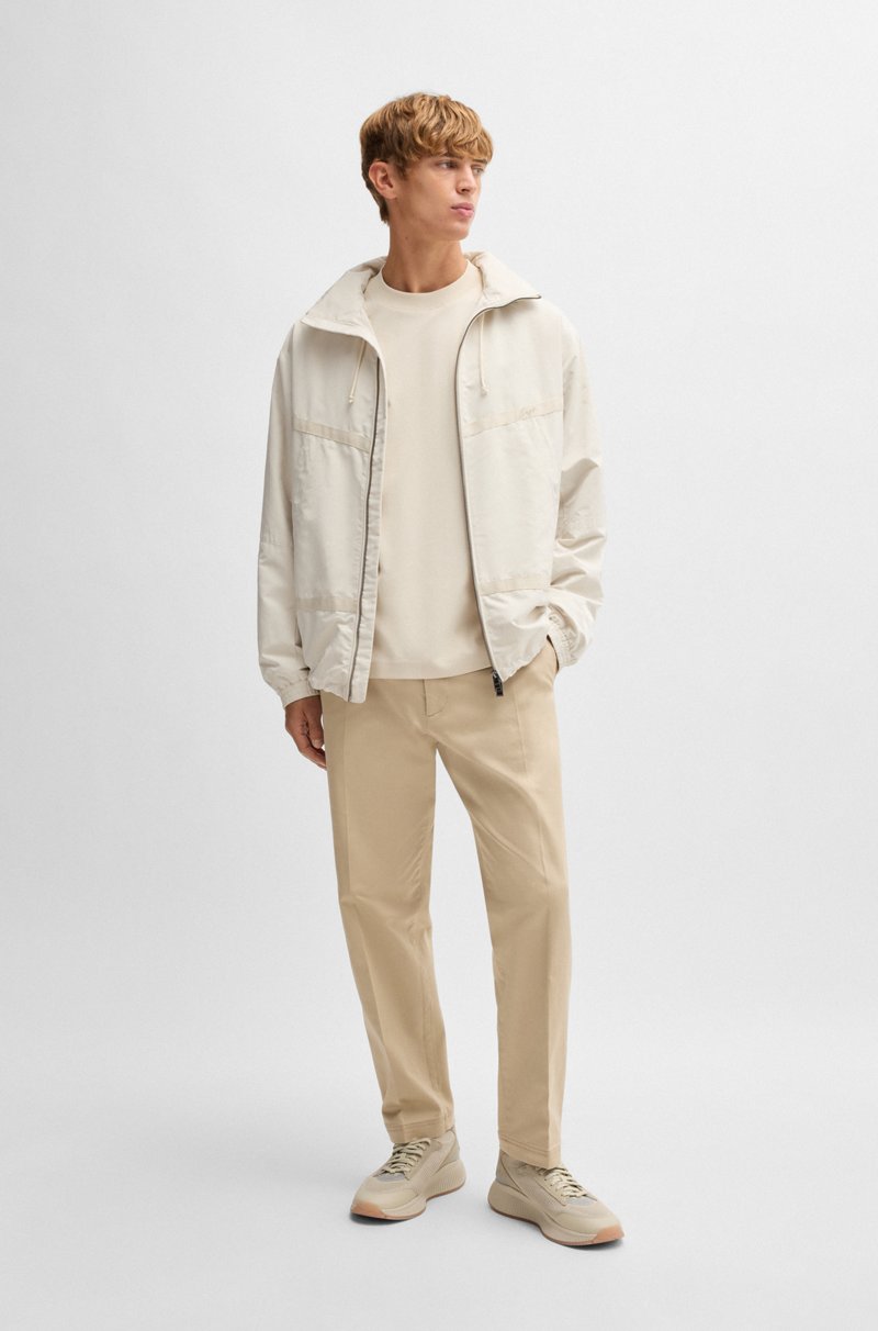 Hugo Boss Camiseta de manga larga relaxed fit en algodón mercerizado Liquidación