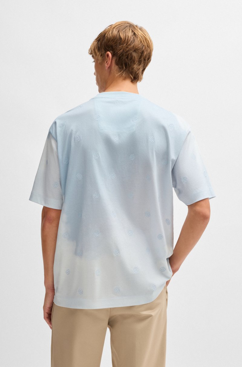 Hugo Boss Camiseta con ilustración de nubes y monogramas Double B Envío internacional gratuito