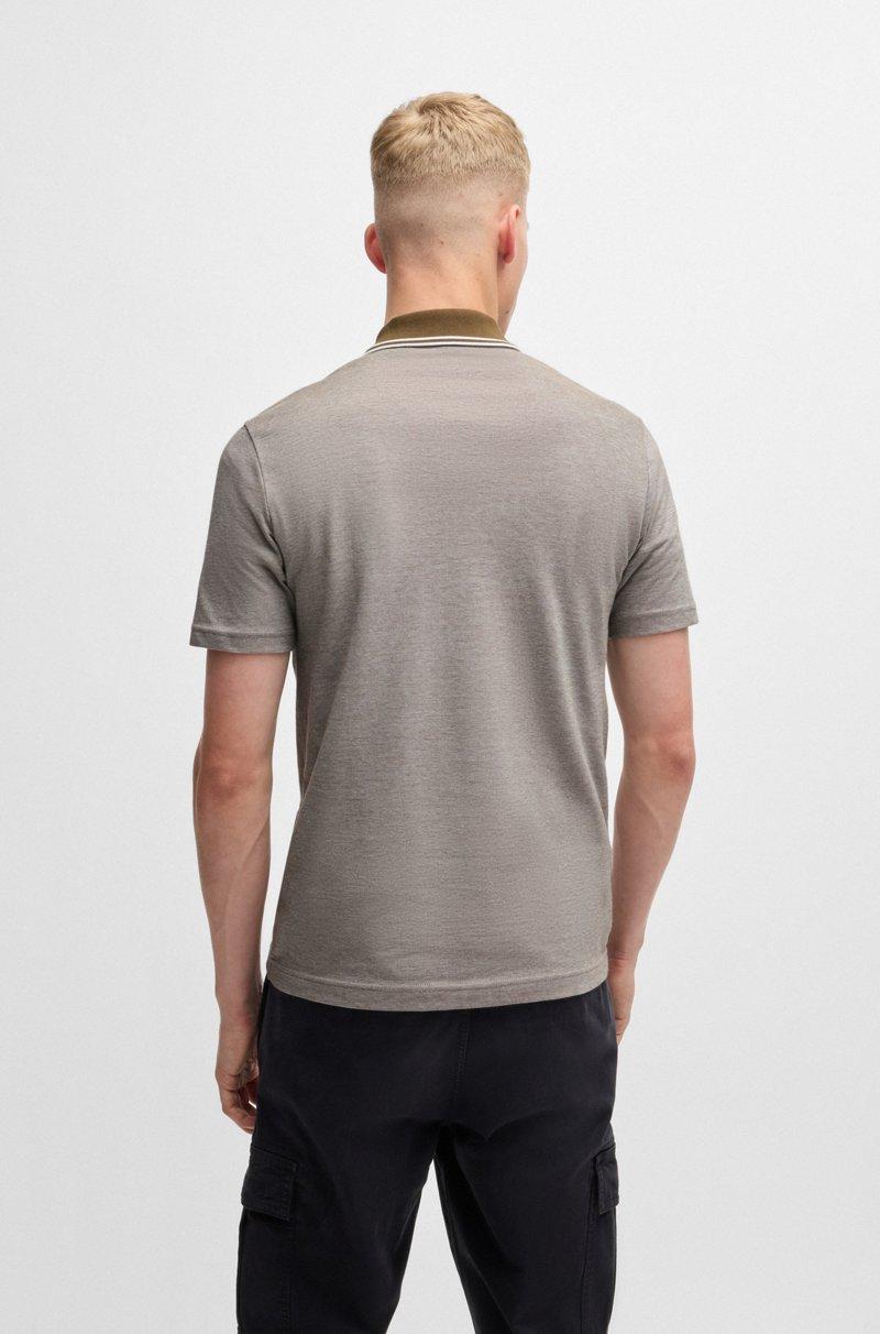 Hugo Boss Polo relaxed fit de piqué de algodón Oxford Tienda de fábrica