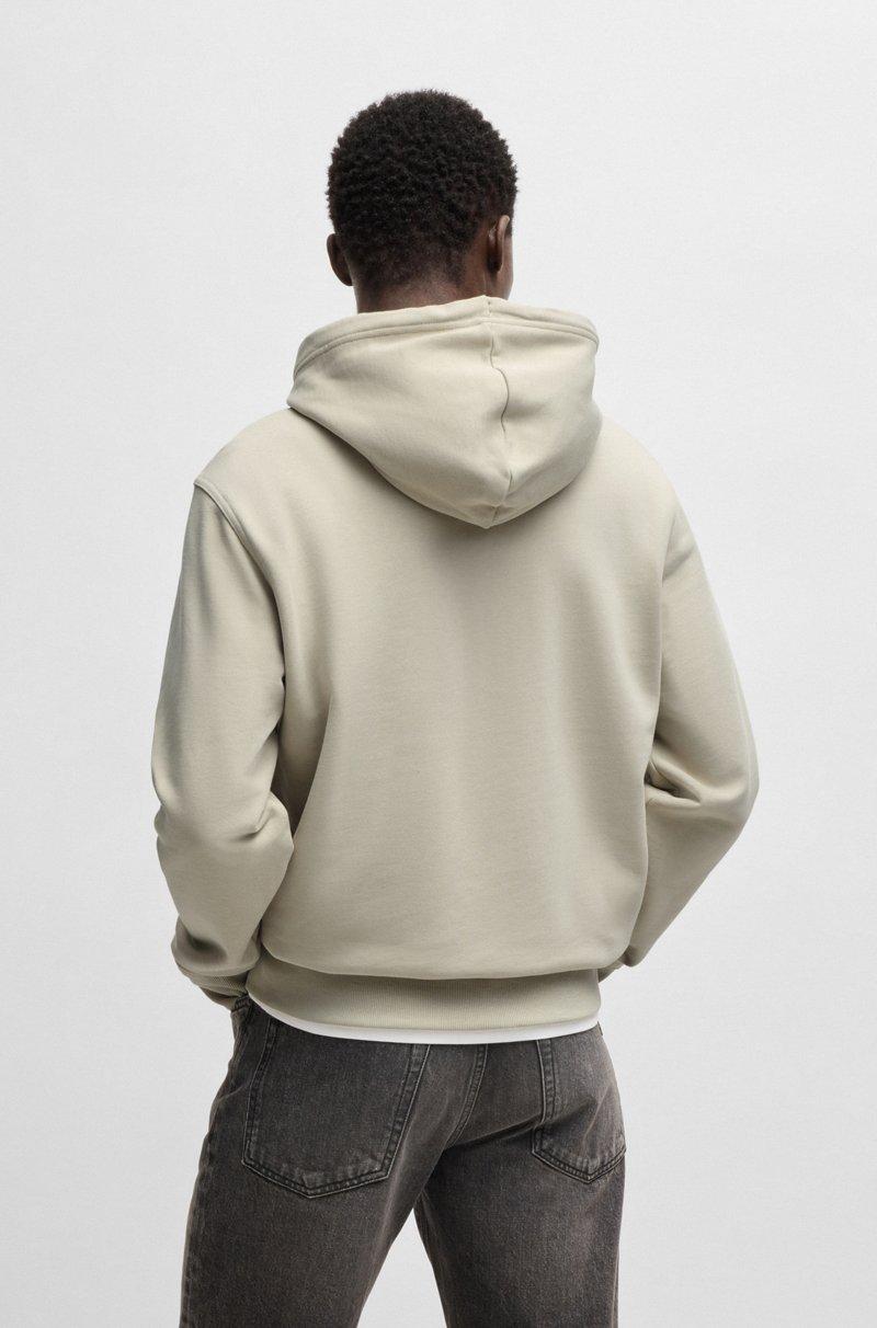 Hugo Boss Sudadera con capucha relaxed fit de felpa de algodón con logo grande Precios de Black Friday