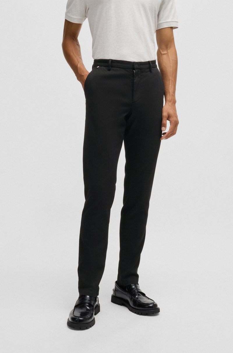 Hugo Boss Chinos slim fit en mezcla de algodón elástico Libre de impuestos