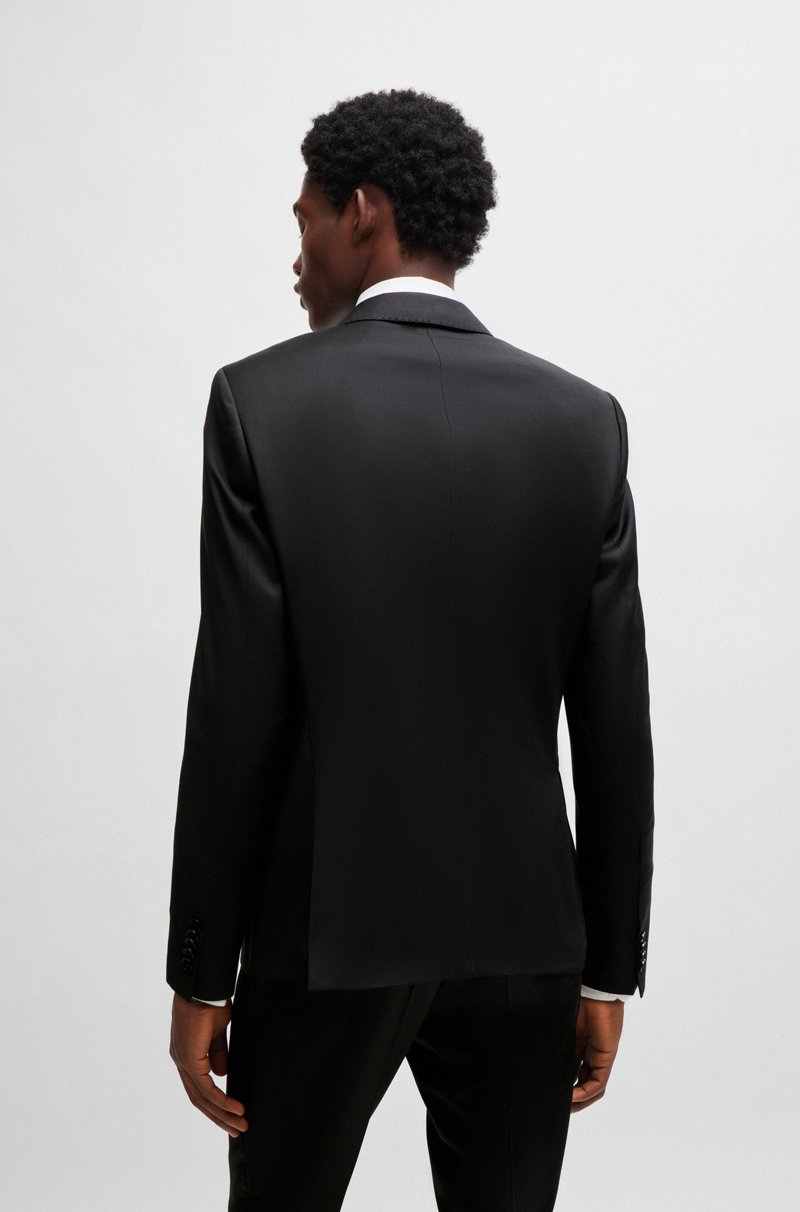 Hugo Boss Americana slim fit en sarga de lana virgen Descuentos del mes