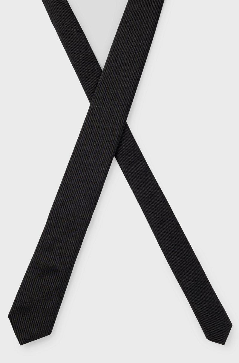 Hugo Boss Corbata elaborada en Italia con tejido jacquard de seda pura Descuento por venta flash