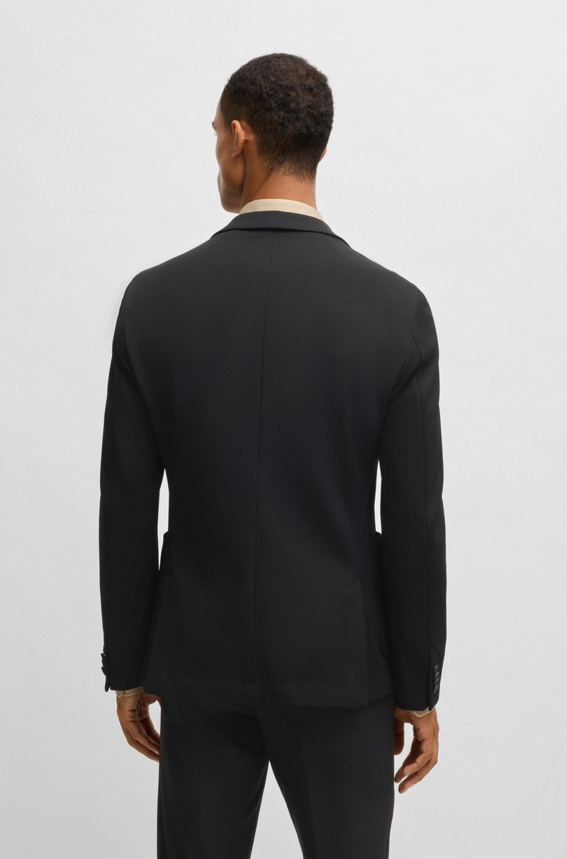 Hugo Boss Chaqueta slim fit de tejido elástico lavable Ofertas de temporada