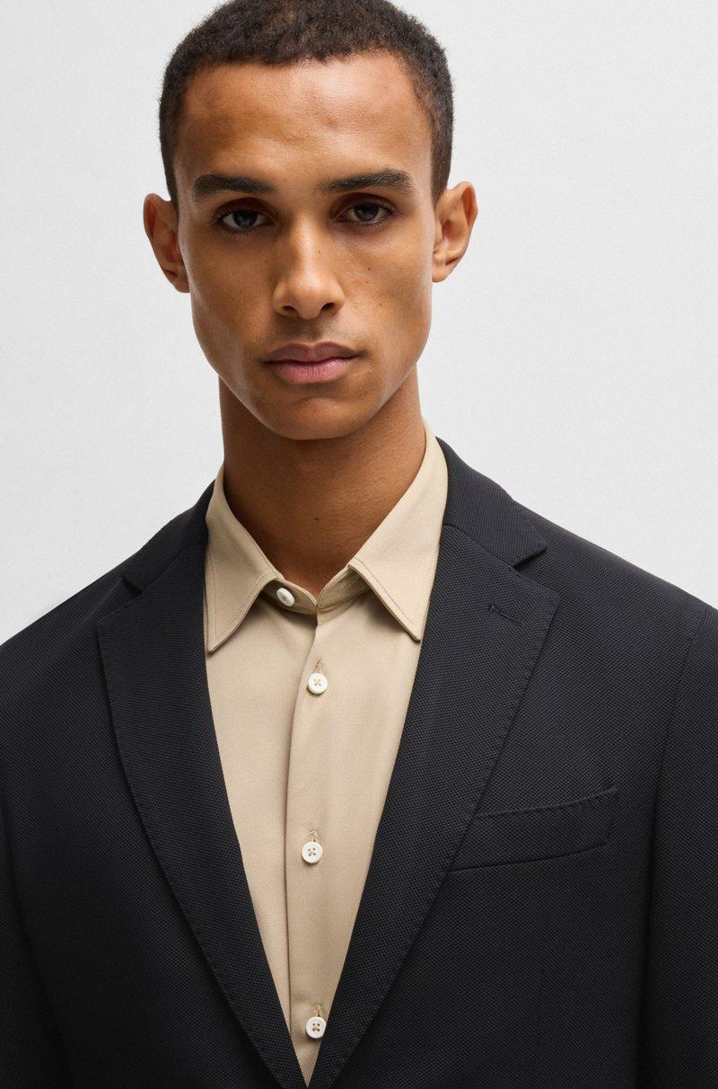 Hugo Boss Chaqueta slim fit de tejido elástico lavable Ofertas de temporada