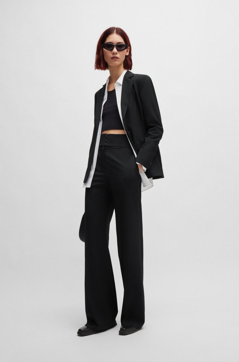 Hugo Boss Chaqueta regular fit con solapas descendentes Rebajas de fin de temporada