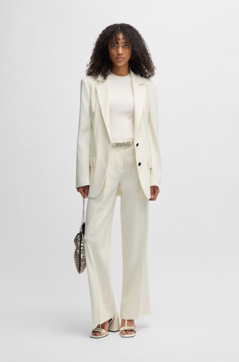 Hugo Boss Blazer oversize fit en mezcla de lino Devoluciones gratuitas