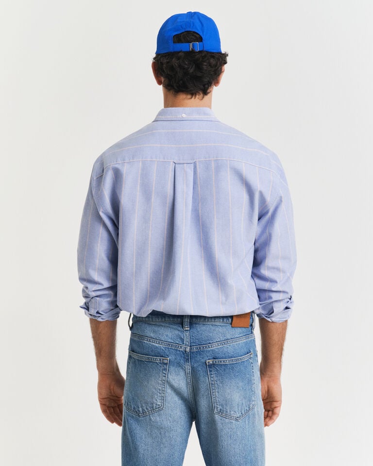 Gant Camisa Oxford Relaxed Fit Heritage a rayas Limitado a 3 días