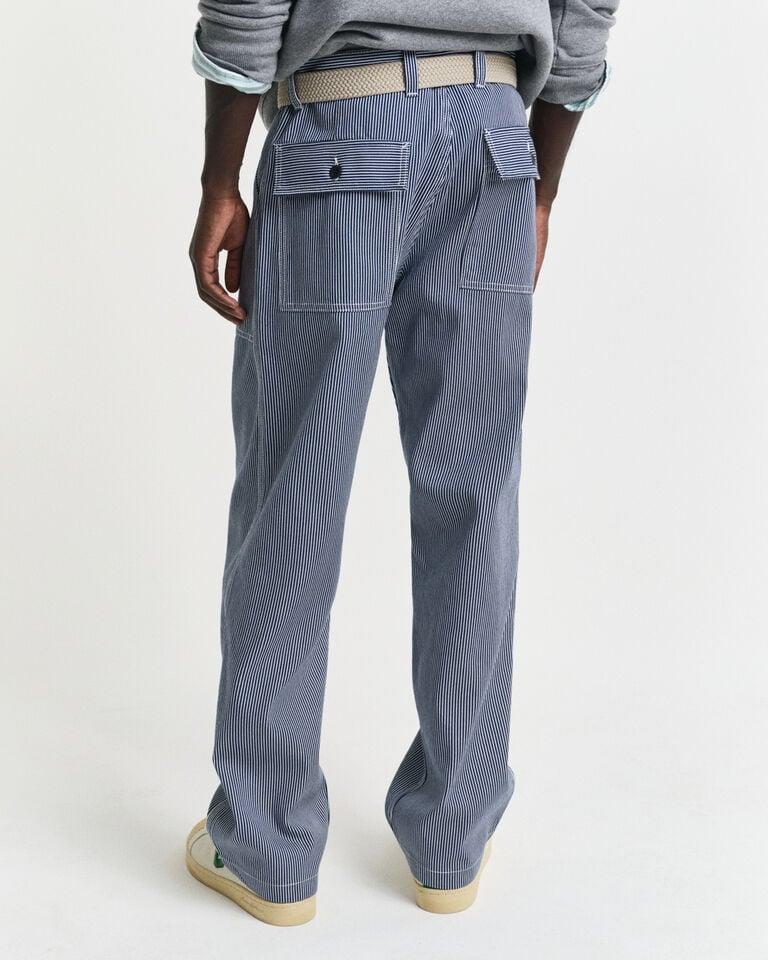 Gant Vaqueros Relaxed Fit a rayas Hickory Rebajas de fin de temporada